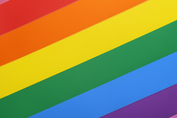 LGBTQIA community flag background. Colorful beautiful background. World Pride Day - obrazy, fototapety, plakaty