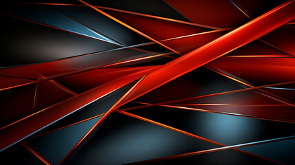 Abstract modern stylish 3D red and black background