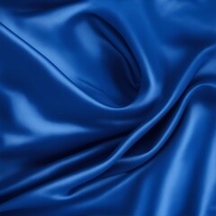 Obraz premium Blue color silky texture. AI generated illustration