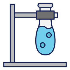 Chemistry Line Color Icon