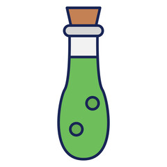 Chemistry Line Color Icon