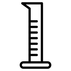 liquid measuring instrument line Icon