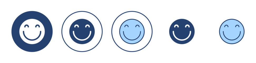 Smile icon vector. smile emoticon icon. feedback sign and symbol