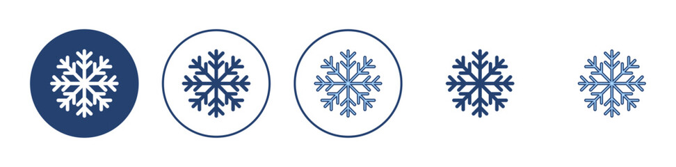 Snow icon vector. snowflake sign and symbol