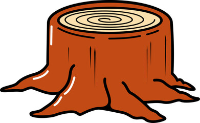 Tree trunk icon