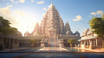 Big indian temple