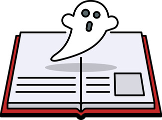 Horror book icon