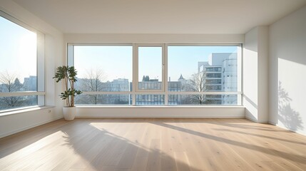 Empty Modern Room - Minimalist Luxury Interior Design