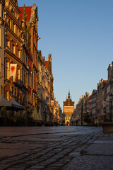 Old town of Gdansk, Poland. 