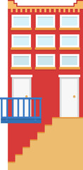 Naklejka premium Apartment illustration