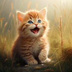 Cute Cat, Happy Cat.