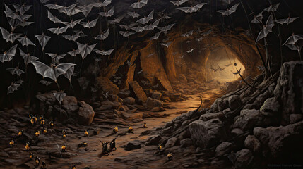 Realistic Bat Cave Ecology