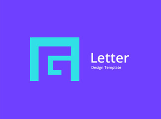 Obraz premium Letter G logo icon design template elements