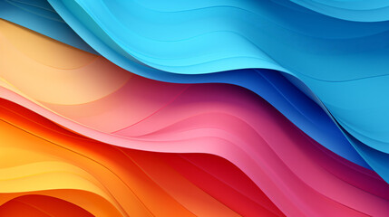 Color strip wave paper. Abstract texture background