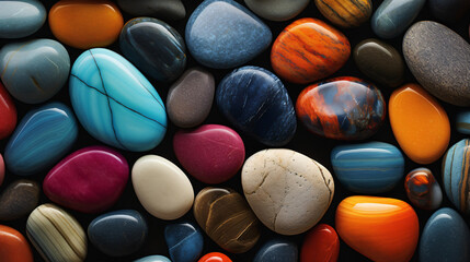 Obraz na płótnie Canvas Colorful stones