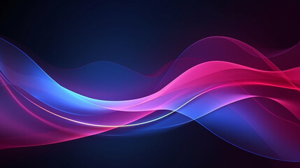 Fototapeta premium Abstract Background with Pink and Blue Wave