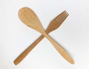 wooden spoon and fork
