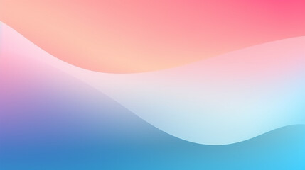 Pink and blue background with waves pale gradients 