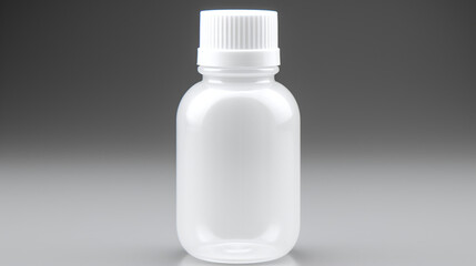 Plastic Bottle Pharma Round 120ml Open