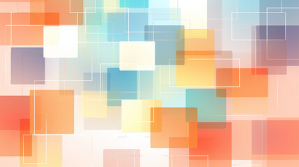 Colorful Abstract Background with Squares, Rectangles