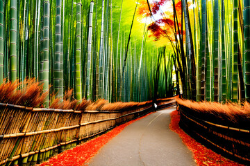 arashiyama-bamboo-grove-autumn 
Generative AI