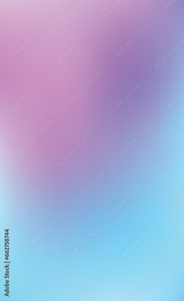 Fototapete Pastel Multi Color Gradient Background,Simple Gradient Vector form blend of color spaces as contemporary background graphic