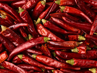 Cayenne red pepper texture background