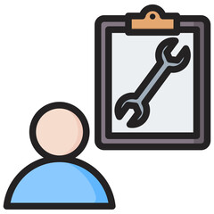 Practitioners Outline Color Icon