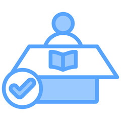 Course Work Blue Icon