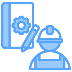 Supervisor Blue Icon