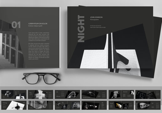 Dark Portfolio Layout