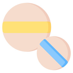 Makeup Sponge Flat Icon