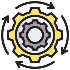 Operations Outline Color Icon