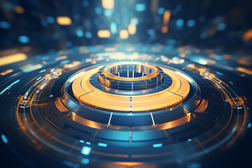 Digital Nexus: Luminous Techno-Core