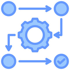 Methodology Blue Icon