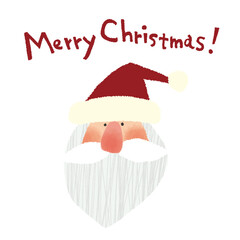 クリスマス、サンタクロースのイラスト