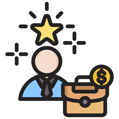 Success Outline Color Icon