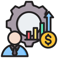 Development Outline Color Icon