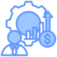 Development Blue Icon