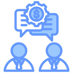 Communication Blue Icon