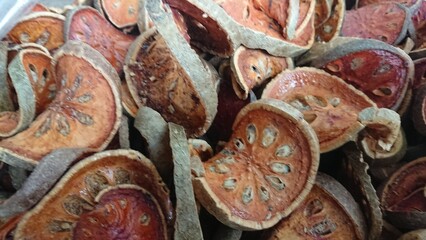 Dried quince for use ingredient juice herb for fresh and good health
