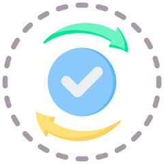 Consistent Flat Icon