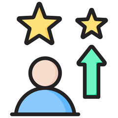 Ambition Outline Color Icon