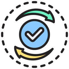 Consistent Outline Color Icon