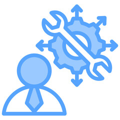 Hard Skill Blue Icon