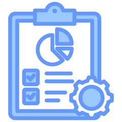 Plan Business Blue Icon