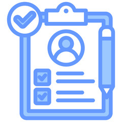 Register Blue Icon