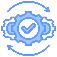Operations Blue Icon