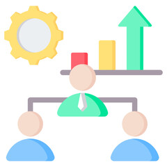 Organizational Flat Icon