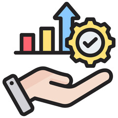 Execution Outline Color Icon